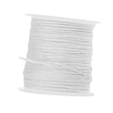 61m Environmental Spool of Cotton Braid Candle Wick Core for DIY Oil Lamps - Close-Up Angle