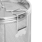 Stainless Steel Tea Ball Strainer Soup Seasonings Seperation Basket Spice Filter 8 x 10cm - Extra Image