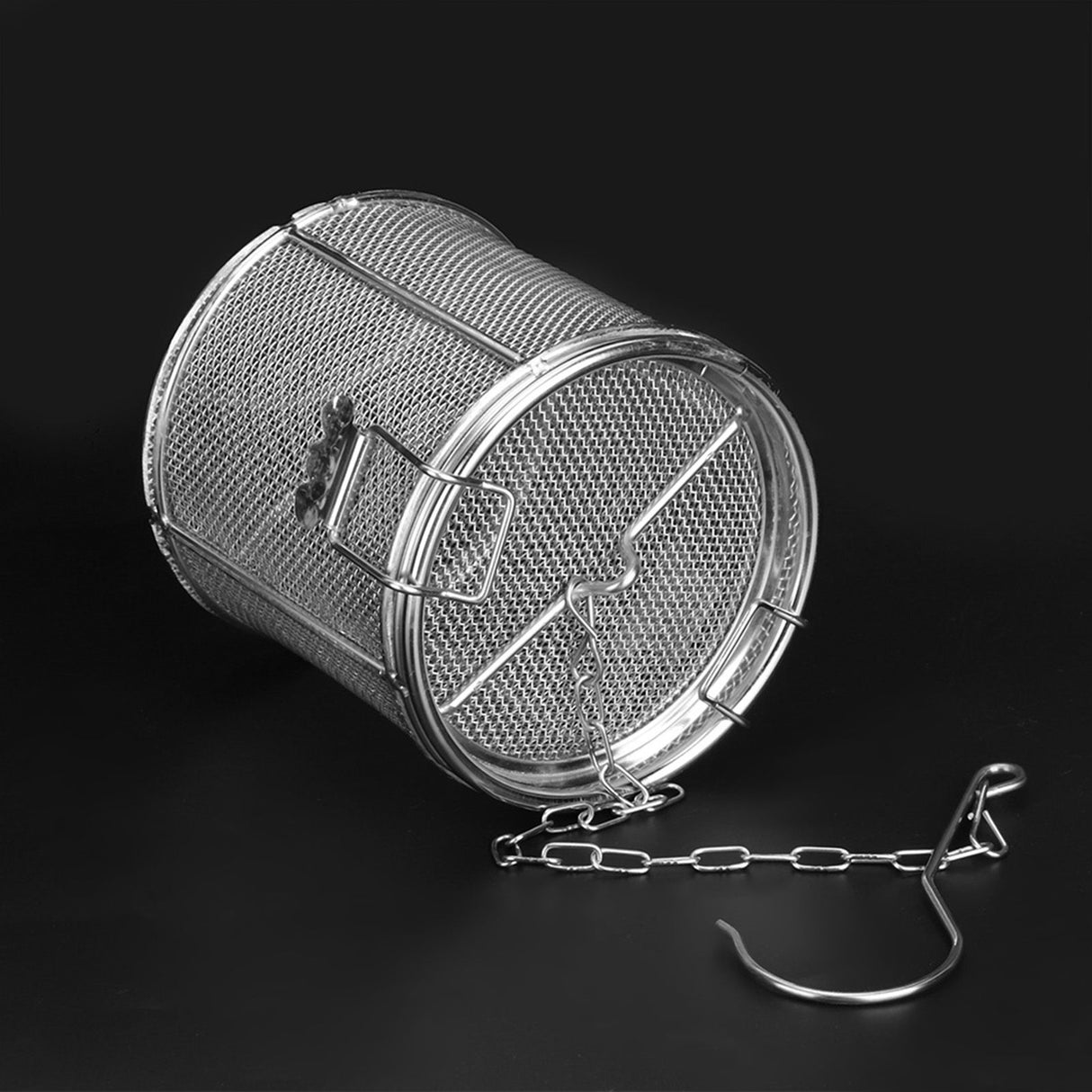 Stainless Steel Tea Ball Strainer Soup Seasonings Seperation Basket Spice Filter 10 x 10cm