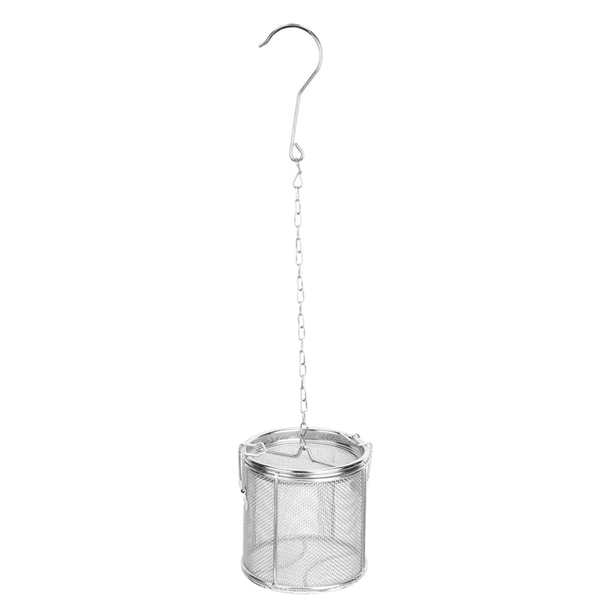 Stainless Steel Tea Ball Strainer Soup Seasonings Seperation Basket Spice Filter 10 x 10cm