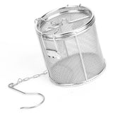 Stainless Steel Tea Ball Strainer Soup Seasonings Seperation Basket Spice Filter 10 x 10cm