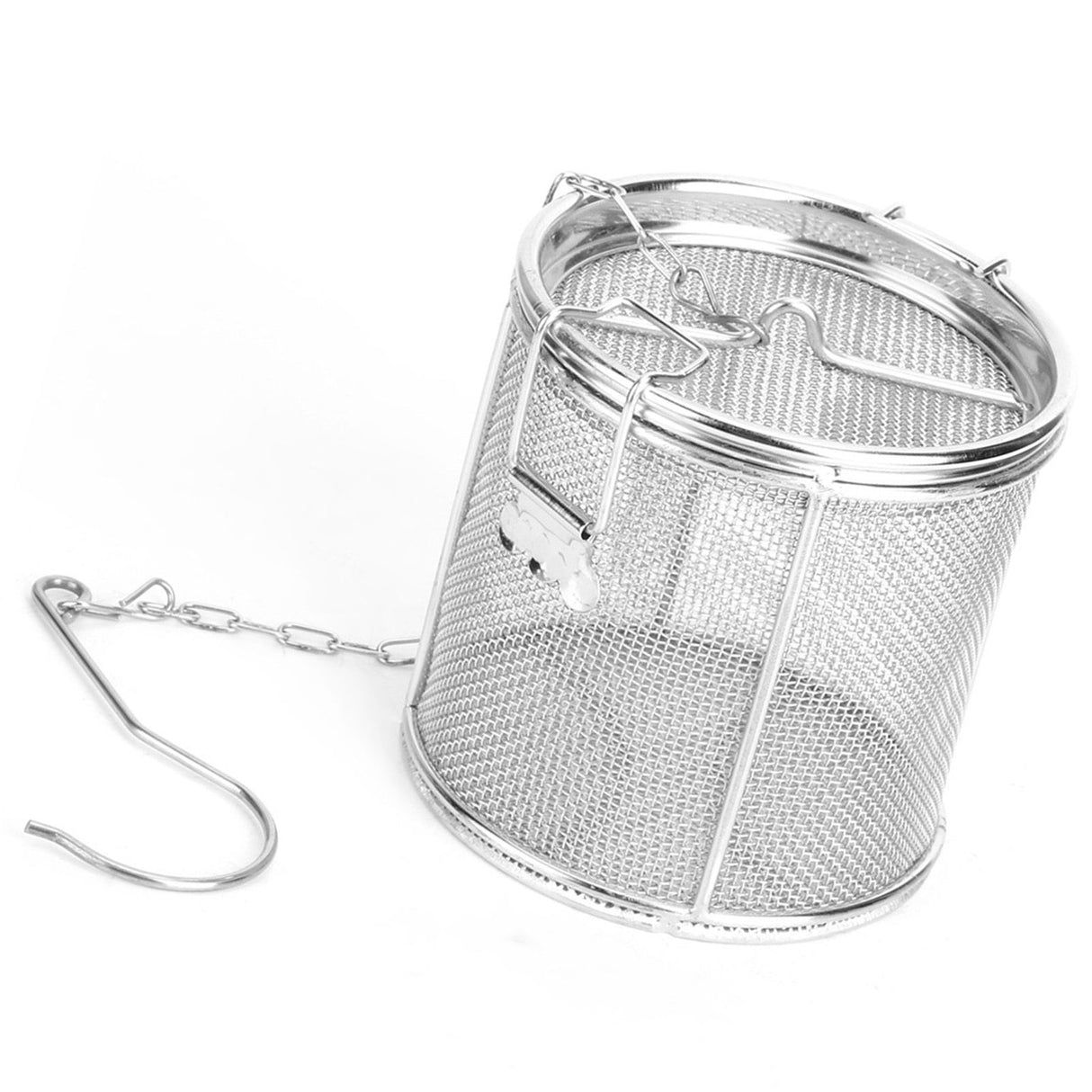 Stainless Steel Tea Ball Strainer Soup Seasonings Seperation Basket Spice Filter 10 x 10cm