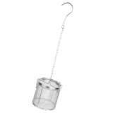 Stainless Steel Tea Ball Strainer Soup Seasonings Seperation Basket Spice Filter 10 x 10cm