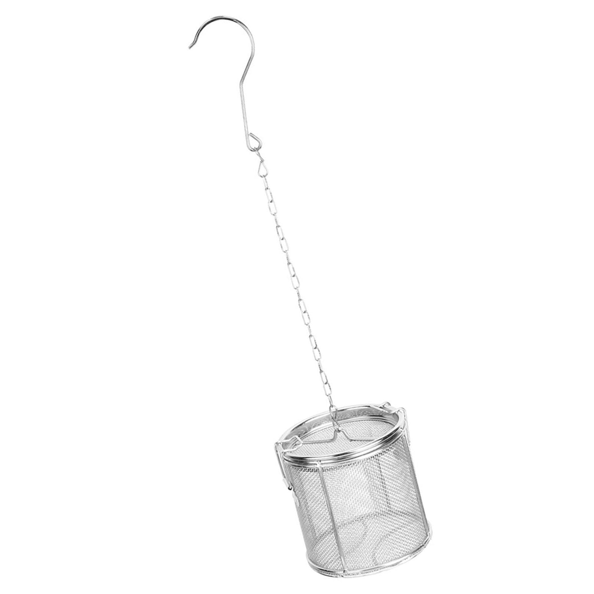Stainless Steel Tea Ball Strainer Soup Seasonings Seperation Basket Spice Filter 10 x 10cm