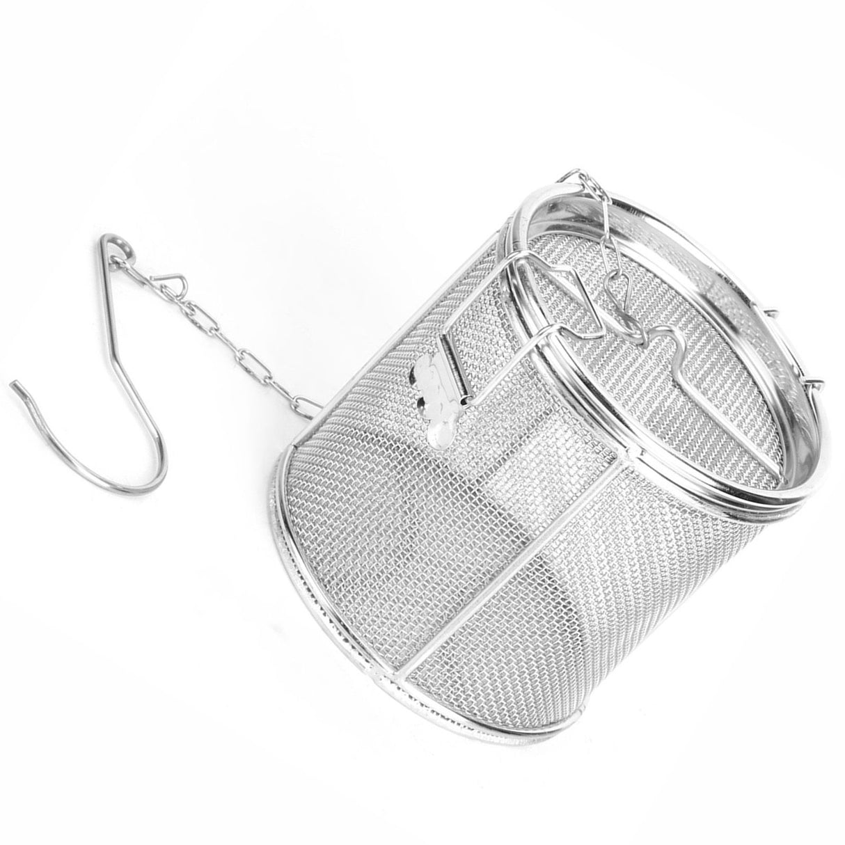 Stainless Steel Tea Ball Strainer Soup Seasonings Seperation Basket Spice Filter 10 x 10cm
