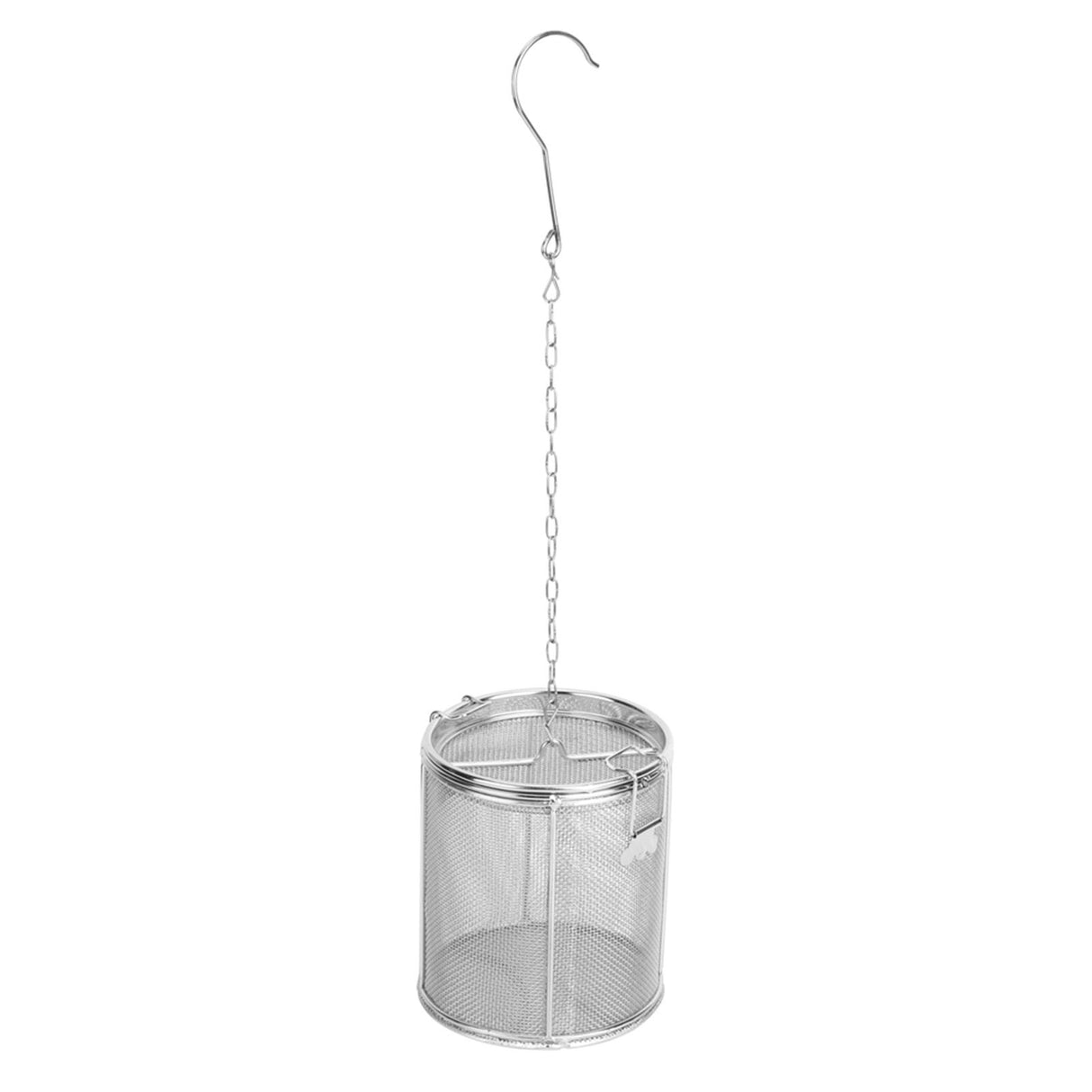 Stainless Steel Tea Ball Strainer Soup Seasonings Seperation Basket Spice Filter 12 x 13cm