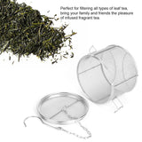 Stainless Steel Tea Ball Strainer Soup Seasonings Seperation Basket Spice Filter 14 x 10cm - Low Angle
