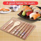 13Pcs/set Bamboo Sushi Making Kit Family Office Party Homemade Sushi Gadget For Food Lovers - Side View