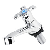 ABS Plastic Single Cold Faucet Water Tap Bathroom Basin Kitchen Sink Accessories(Blossom G1/2)