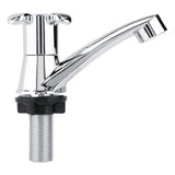 ABS Plastic Single Cold Faucet Water Tap Bathroom Basin Kitchen Sink Accessories(Blossom G1/2)