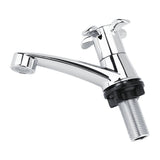 ABS Plastic Single Cold Faucet Water Tap Bathroom Basin Kitchen Sink Accessories(Blossom G1/2)