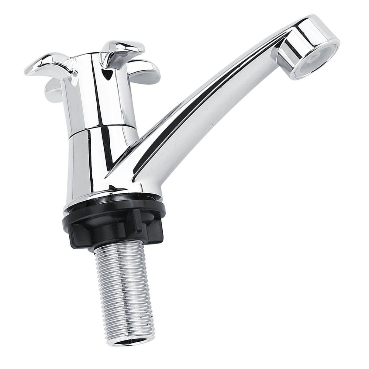ABS Plastic Single Cold Faucet Water Tap Bathroom Basin Kitchen Sink Accessories(Blossom G1/2)
