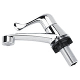 ABS Plastic Single Cold Faucet Water Tap Bathroom Basin Kitchen Sink Accessories(Tail G1/2) - Side View