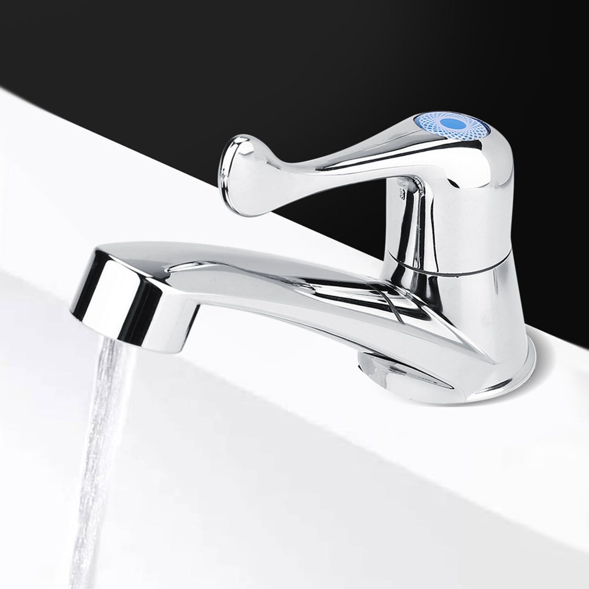 ABS Plastic Single Cold Faucet Water Tap Bathroom Basin Kitchen Sink Accessories(Tail G1/2)