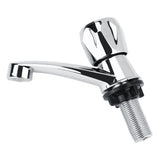 ABS Plastic Single Cold Faucet Water Tap Bathroom Basin Kitchen Sink Accessories(Diamond G1/2) - Side View