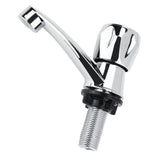 ABS Plastic Single Cold Faucet Water Tap Bathroom Basin Kitchen Sink Accessories(Diamond G1/2) - 45-Degree Angle
