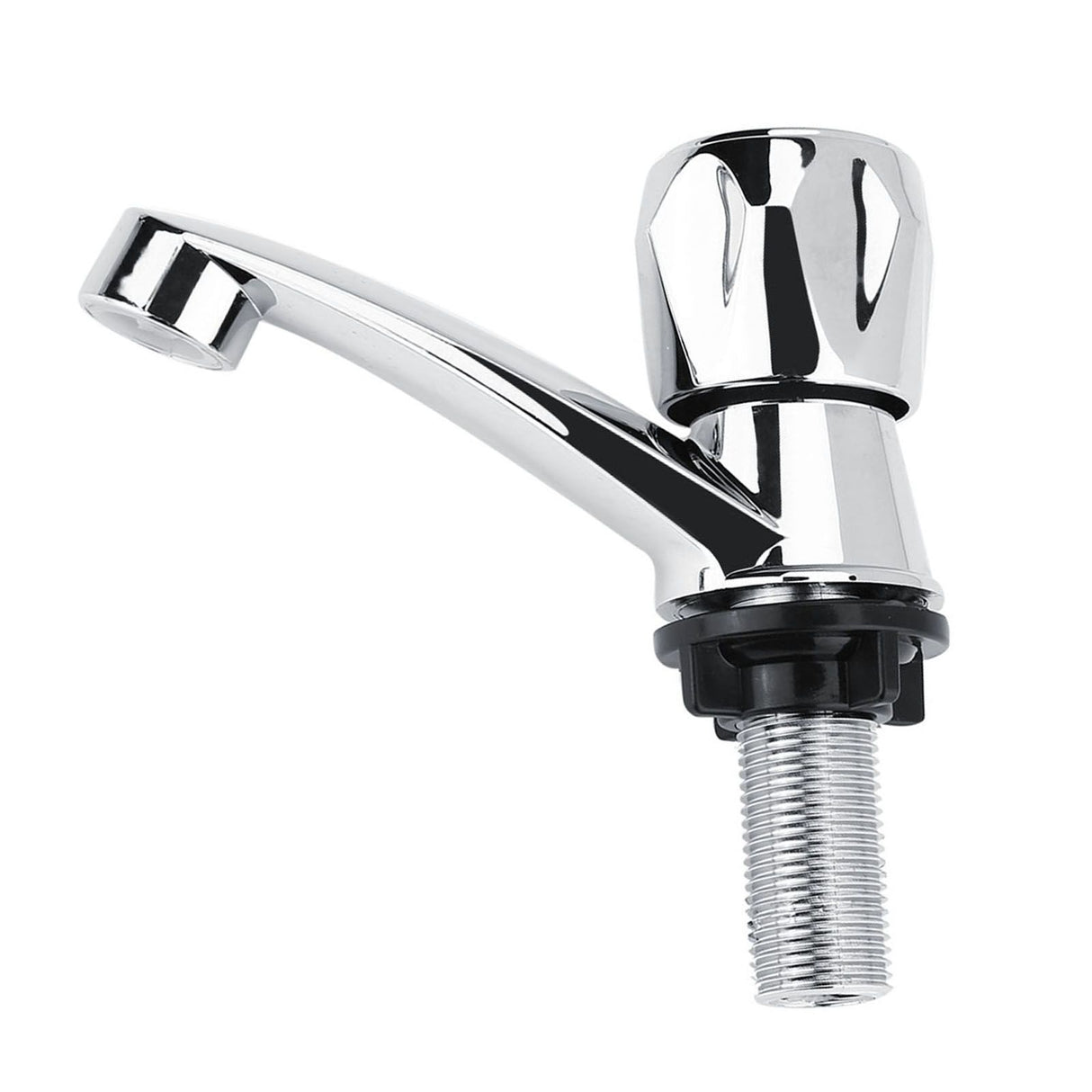 ABS Plastic Single Cold Faucet Water Tap Bathroom Basin Kitchen Sink Accessories(Diamond G1/2)