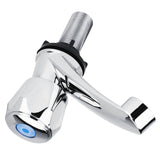 ABS Plastic Single Cold Faucet Water Tap Bathroom Basin Kitchen Sink Accessories(Diamond G1/2) - Low Angle