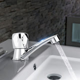 ABS Plastic Single Cold Faucet Water Tap Bathroom Basin Kitchen Sink Accessories(Diamond G1/2) - Extra Image