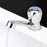 ABS Plastic Single Cold Faucet Water Tap Bathroom Basin Kitchen Sink Accessories(Diamond G1/2)