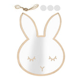 Nordic Acrylic Decorative Mirror Wall Sticker Decal Children Kids Room Art Home Decor #Rabbit