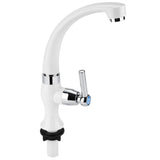 ABS Plastic Single Cold Faucet Water Tap Kitchen Sink Bathroom Basin Accessories G1/2(Straight)