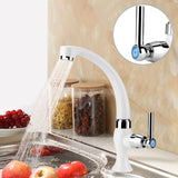 ABS Plastic Single Cold Faucet Water Tap Kitchen Sink Bathroom Basin Accessories G1/2(Straight)