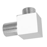 Solid Brass Chrome Finish Square Hand Shower Outlet Elbow Angle Valve Concealed Wall Mounted - Low Angle
