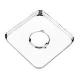 Solid Brass Chrome Finish Square Hand Shower Outlet Elbow Angle Valve Concealed Wall Mounted - Extra Image