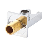 F‑Y290 Shower Outlet Elbow Holder For Hose Brass Head Bracket Wall Connector - Top-Down View