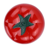 Tomato Shaped Mechanical 60 Minutes Countdown Timer Kitchen Cooking & Baking Helper 7.2 x 5.5cm - Side View
