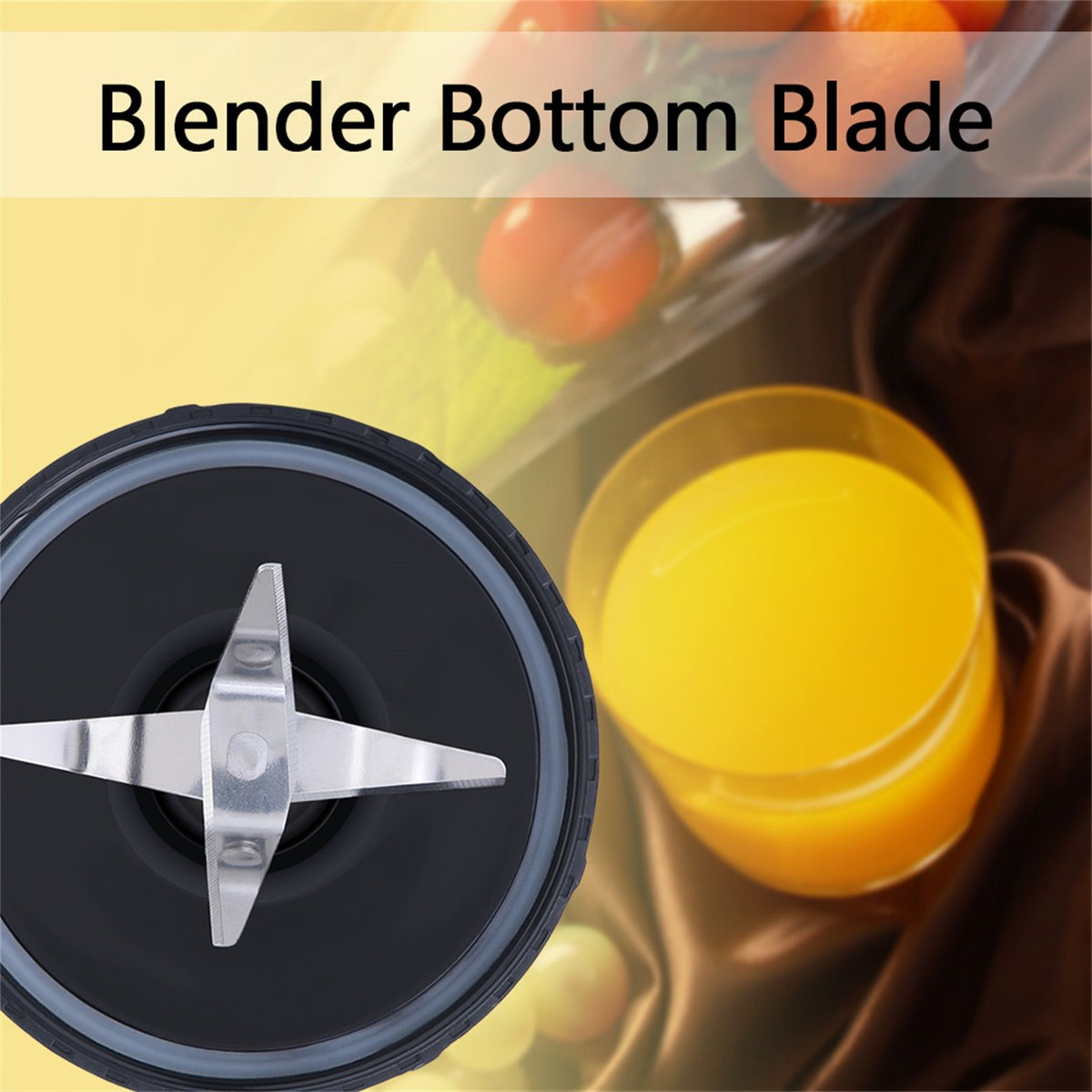 Metal & Plastic Constructed Juice Extractor Bottom Blade Blender Juicer Replacement (250W #1)
