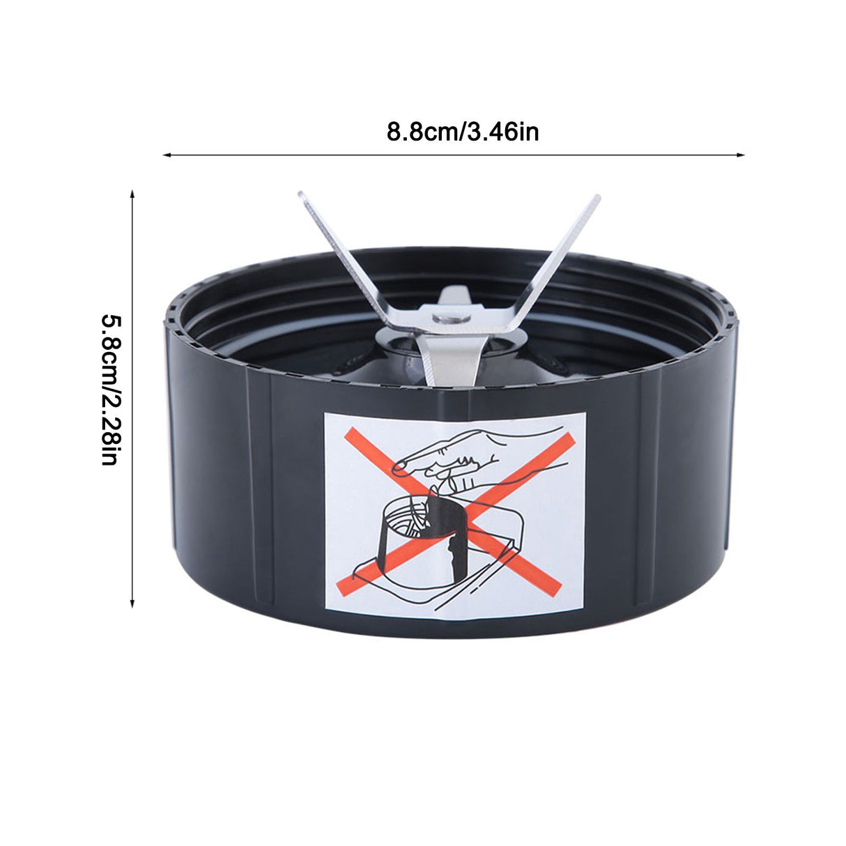 Metal & Plastic Constructed Juice Extractor Bottom Blade Blender Juicer Replacement (250W #1)