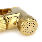 Solid Brass Wall Mount Shower Toilet Bathroom Handheld Bidet Diaper Spray Sprayer Shattaf Kit - Rear View