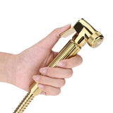 Solid Brass Wall Mount Shower Toilet Bathroom Handheld Bidet Diaper Spray Sprayer Shattaf Kit