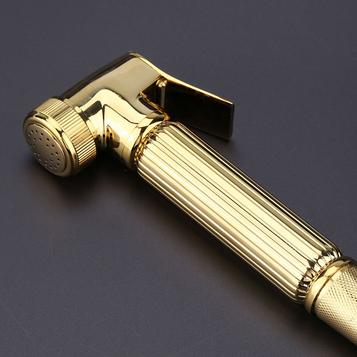 Solid Brass Wall Mount Shower Toilet Bathroom Handheld Bidet Diaper Spray Sprayer Shattaf Kit