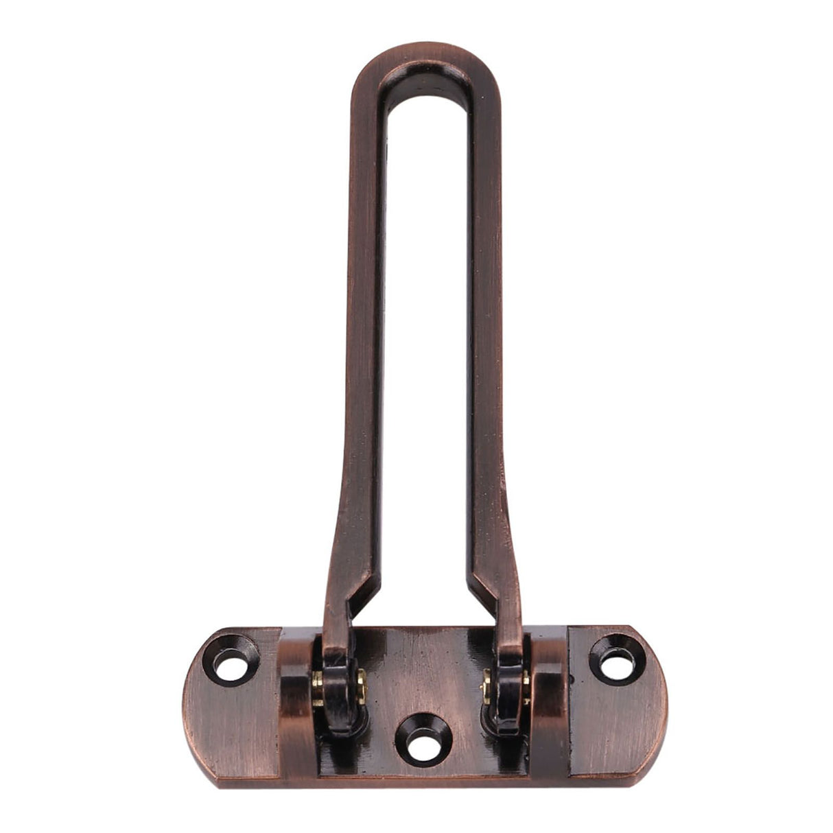 Heavy Duty Zinc Alloy Safety Guard Security Door Lock Latch for Home Hotel Door (Red Bronze)