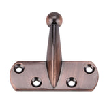 Heavy Duty Zinc Alloy Safety Guard Security Door Lock Latch for Home Hotel Door (Red Bronze) - Close-Up Angle