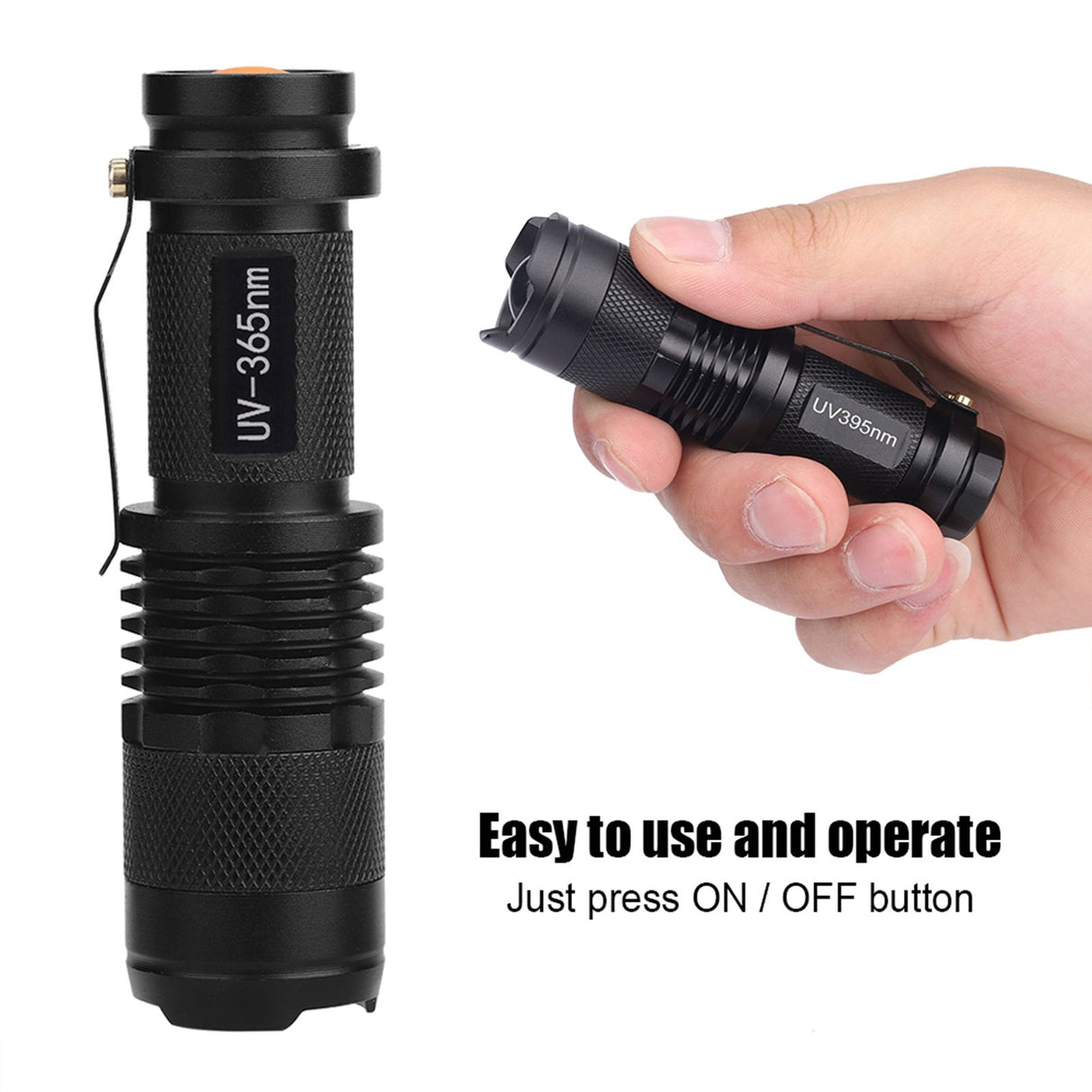 UV Ultra LED Flashlight Blacklight Light Inspection Lamp Torch 365 nM