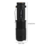 UV Ultra LED Flashlight Blacklight Light Inspection Lamp Torch 365 nM