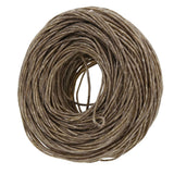 61m Organic Hemp Candle Wick Core with Pure Bee wax for DIY Oil Lamp Dark - Rear View