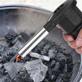 Portable Battery Powered BBQ Fan Air Blower for Outdoor Camping Picnic Charcoal Grill Barbecue