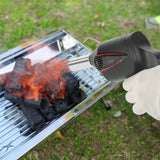 Portable Manual Operated BBQ Fan Air Blower for Outdoor Camping Picnic Grill Barbecue Tool