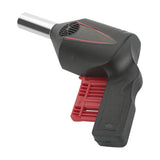 Portable Manual Operated BBQ Fan Air Blower for Outdoor Camping Picnic Grill Barbecue Tool - Close-Up Angle