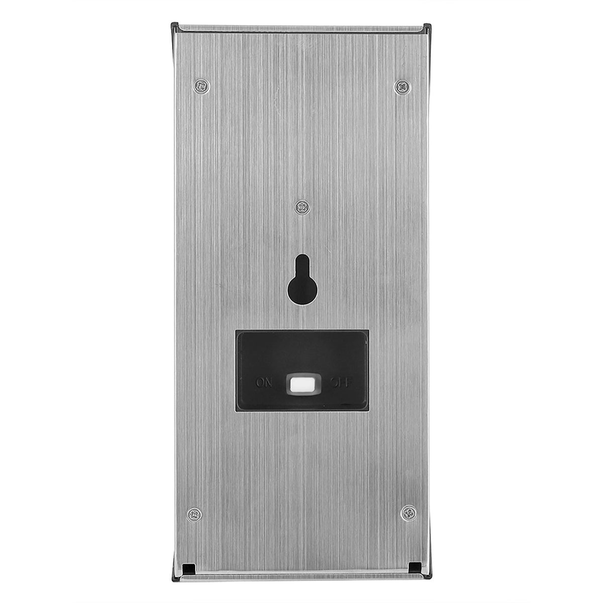 Solar Powered PIR Motion Sensor 2 LED Path Wall Light Garden Security Lamps Silver Pure White
