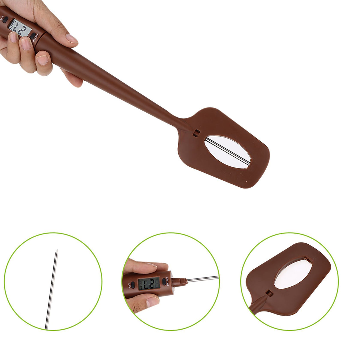 Portable Household Kitchen Digital Cooking Food Thermometer For Chocolate Syrup Sauce