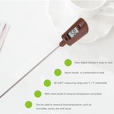 Portable Household Kitchen Digital Cooking Food Thermometer For Chocolate Syrup Sauce - Top-Down View