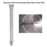 304 Stainless Steel Homemade Beer Brew Hop Filter Screen Strainer Tool (12inch) - Front View