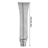304 Stainless Steel Homemade Beer Brew Hop Filter Screen Strainer Tool (6inch) - Top-Down View