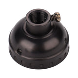 E27 Aluminum Vintage Light Socket with Pull Chain Desk Lamp Lighting Holder Screw Base (Black)